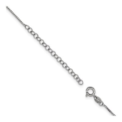 Sterling Silver CZ Clear Teardrop Pendant Necklace – view 3