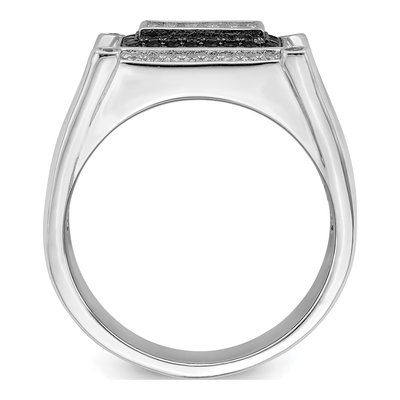 Men's Sterling Silver CZ Pave Ring – view 3