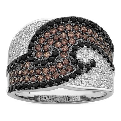 Sterling Silver CZ Micro Pave Ring