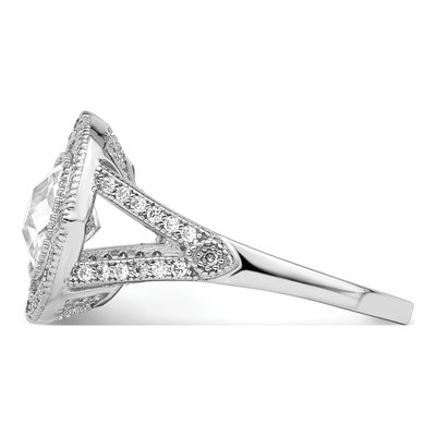 Sterling Silver CZ Micro Pave Ring – view 4