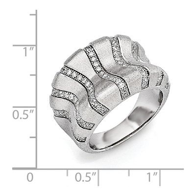Sterling Silver CZ Ring – view 4