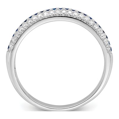 Sterling Silver CZ Pave Ring – view 3