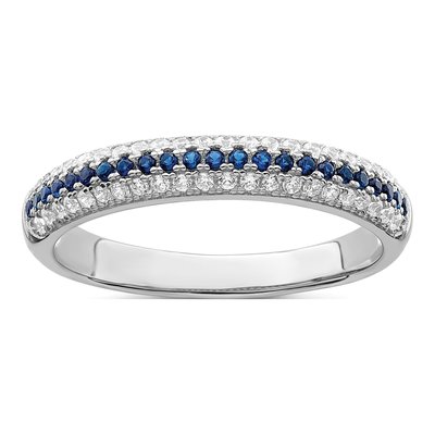 Sterling Silver CZ Pave Ring