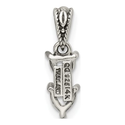 Sterling Silver & 14K Gold Personalized 2-Stone Mother's Pendant – view 4