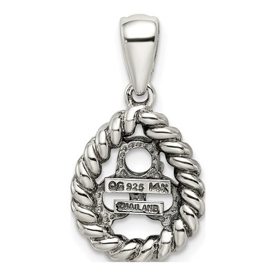 Sterling Silver Diamond Personalized Mother's Pendant Necklace – view 4