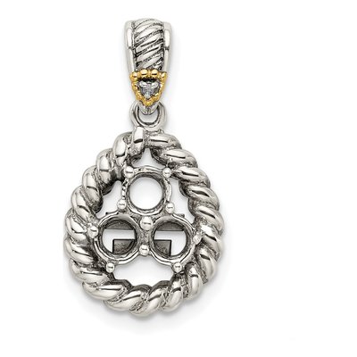 Sterling Silver Diamond Personalized Mother's Pendant Necklace – view 6