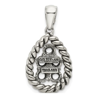 Sterling Silver Diamond Mother's Pendant Necklace – view 4