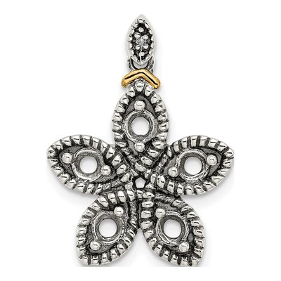 Sterling Silver Diamond Five-Stone Mother's Pendant Necklace – view 5