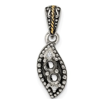 Sterling Silver Diamond Family Pendant Necklace – view 6