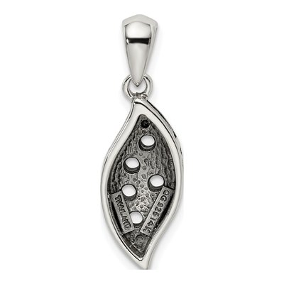 Sterling Silver Diamond 5-Stone Family Pendant Necklace – view 4