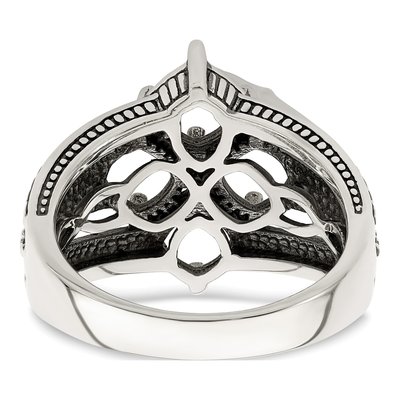 Sterling Silver & 14K Gold Mother's Ring Mounting – view 7