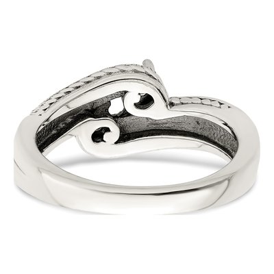 Sterling Silver & 14K Gold Two-Stone Mother's Ring – view 7