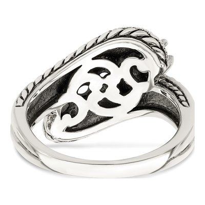 Sterling Silver & 14K Gold 5-Stone Mother's Ring Mounting – view 6