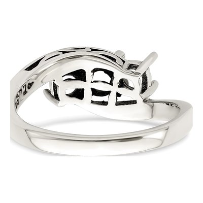 Sterling Silver & 14K Gold 3-Stone Mother's Ring – view 6