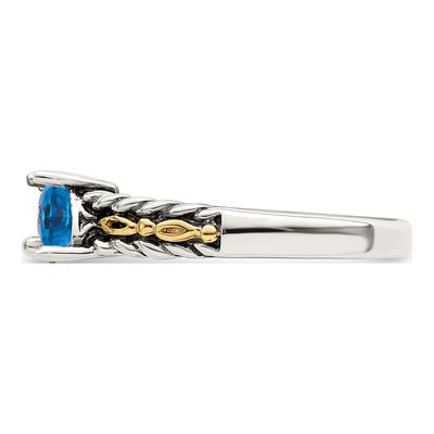 Sterling Silver Personalized Mother's Ring – view 3