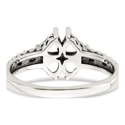 Sterling Silver & 14K Gold Mother's Ring Mounting – view 6