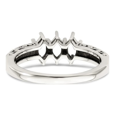 Sterling Silver & 14K Gold Diamond Mother's Ring – view 7