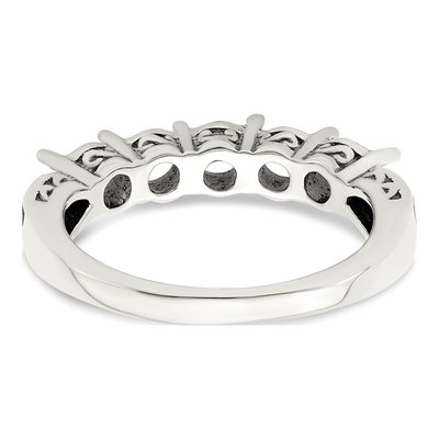 Sterling Silver & 14K Gold Diamond Mother's Ring – view 7