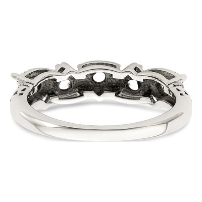 Sterling Silver & 14K Gold 5-Stone Mother's Ring – view 7