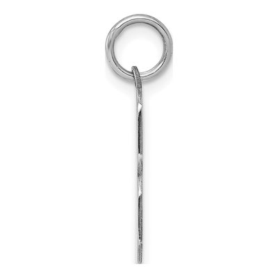 Sterling Silver Number 3 Charm – view 2