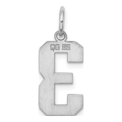 Sterling Silver Number 3 Charm – view 4