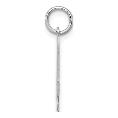 Sterling Silver Number 4 Charm – view 3