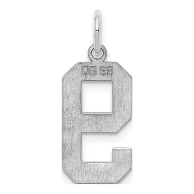 Sterling Silver Number 9 Pendant – view 5
