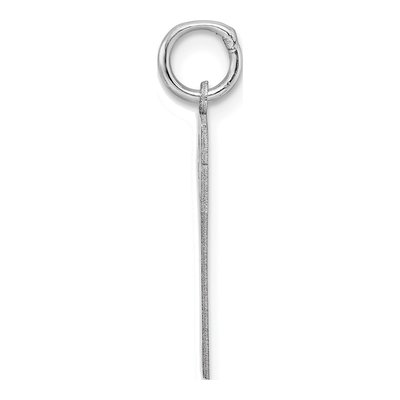 Sterling Silver Number 17 Charm – view 3