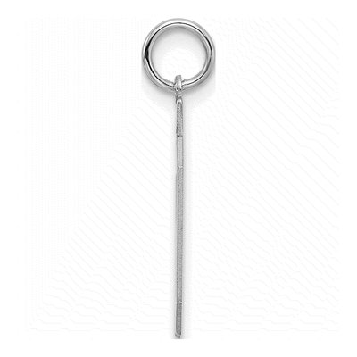 Sterling Silver Number 50 Pendant – view 3