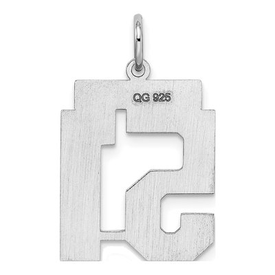 Sterling Silver Number 51 Charm – view 5