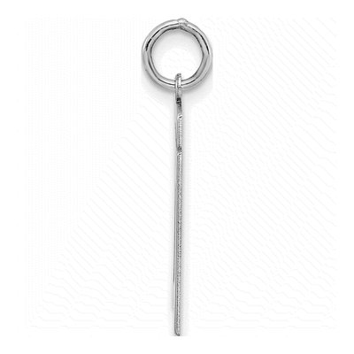 Sterling Silver Number 71 Charm – view 3