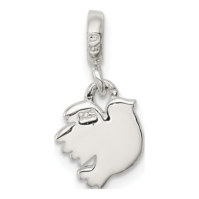 Sterling Silver Bird Enhancer Pendant – view 4