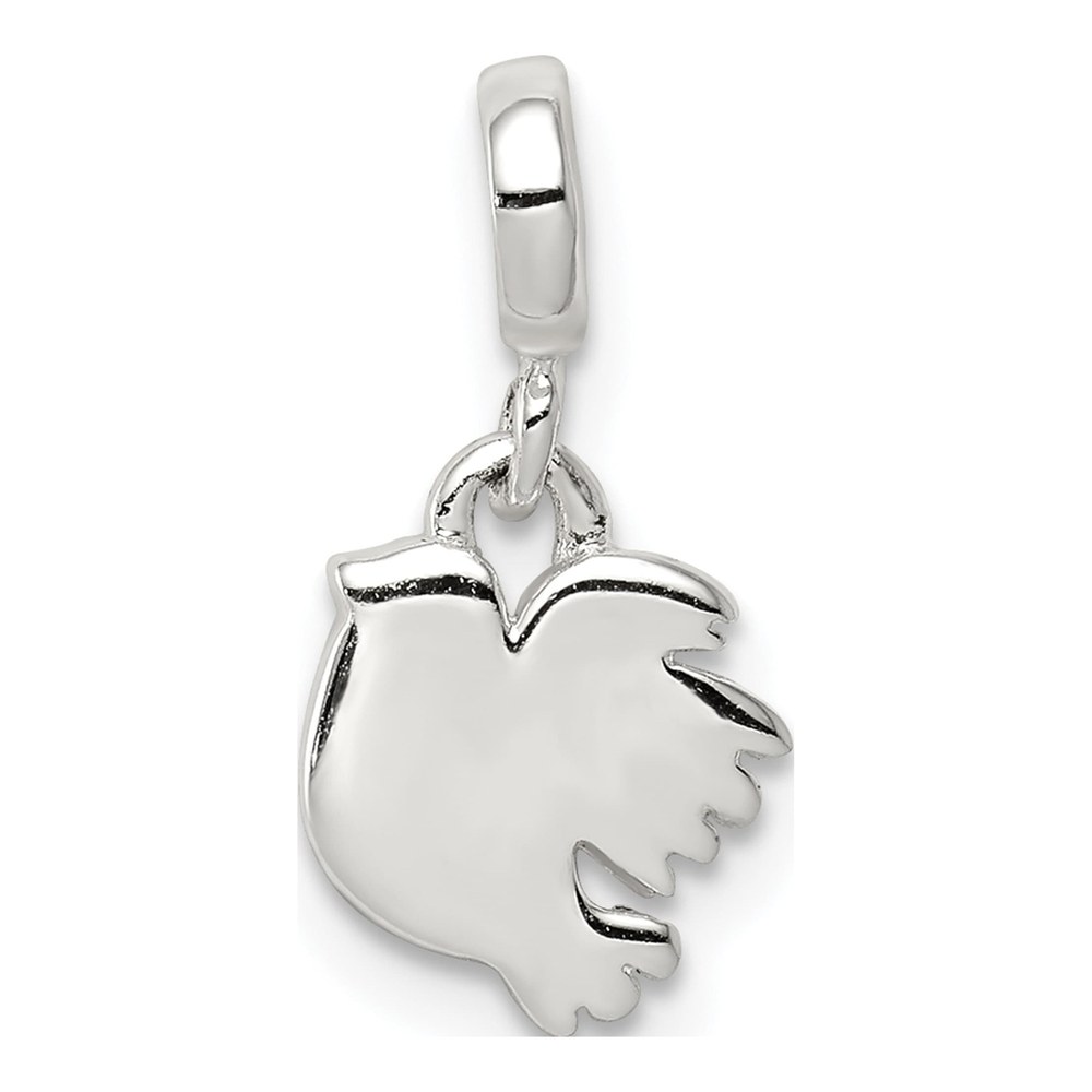 Sterling Silver Bird Enhancer Pendant