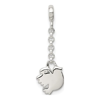 Sterling Silver Bird Dangle Enhancer Pendant – view 4