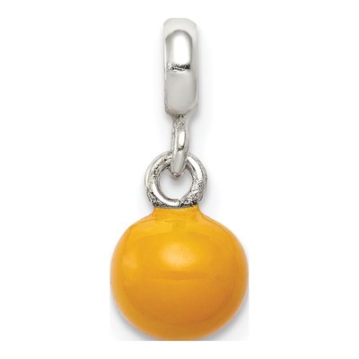 Sterling Silver Enamel Enhancer Pendant