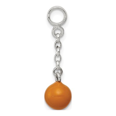 Sterling Silver Enamel Dangle Enhancer Pendant – view 2