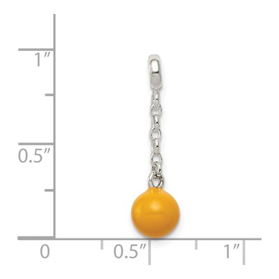 Sterling Silver Enamel Dangle Enhancer Pendant – view 3