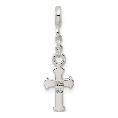 Sterling Silver Cross Dangle Enhancer Pendant – view 5
