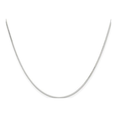 Sterling Silver 0.9mm Snake Chain – view 2