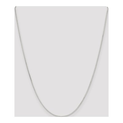 Sterling Silver 0.9mm Octagonal Snake Chain – view 4