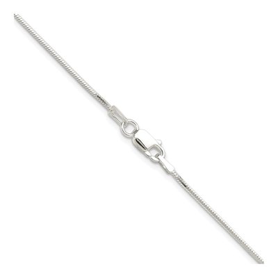 Sterling Silver 1mm Octagonal Snake Chain – view 3