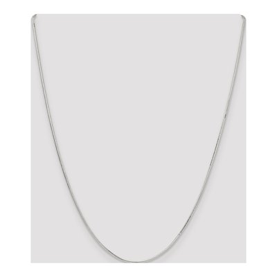 Sterling Silver 1mm Octagonal Snake Chain – view 4