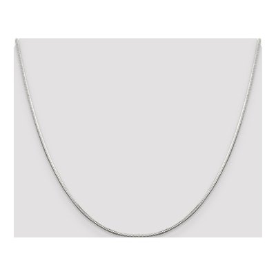 Sterling Silver 1.25mm Snake Chain – view 4