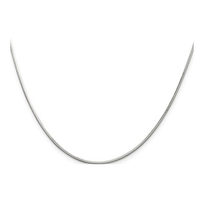 Sterling Silver 1.25mm Octagonal Snake Chain – view 2