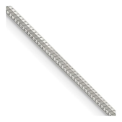 Sterling Silver 1.35mm Octagonal Snake Chain