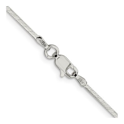 Sterling Silver 1.35mm Octagonal Snake Chain – view 3
