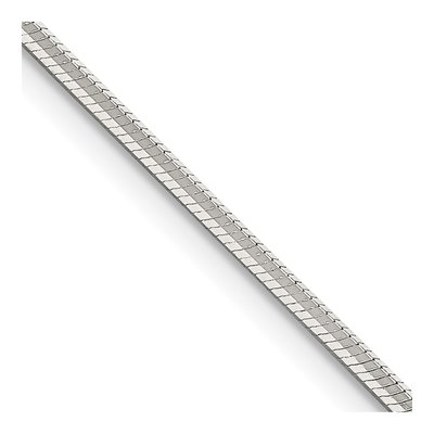 Sterling Silver 1.65mm Octagonal Snake Chain