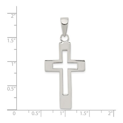Sterling Silver Cross Pendant – view 4