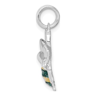Sterling Silver Enamel Bee Charm – view 3