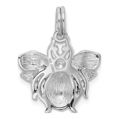 Sterling Silver Enamel Bee Charm – view 5